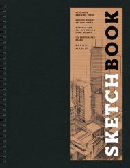 Sketchbook 8.5 x 11″ Black Spiral Hardcover Mixed Media Sketchbook for Drawing