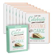 Celebrate With Cake Birthday Cards (Box of 8 Birthday Cards With Envelopes)
